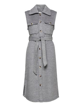 Objvera Owen S/L Long Waistcoat Grey Object