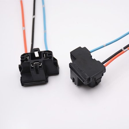 2 stk. 3-polet Bil H4 Forlygte Tågeforlygte Pære Ledningstilslutning