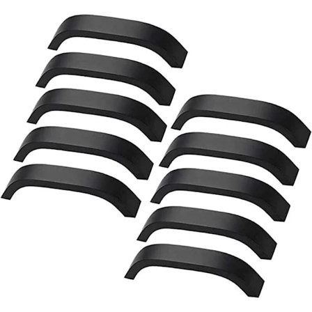 【xj】10 stk. Sorte Håndtag 128 mm Skabshåndtag Køkken Møbler Skab