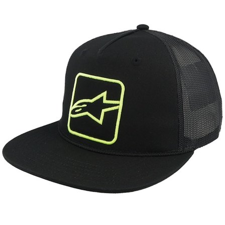 Alpinestars - Black - trucker - Cap - Control Black/Black Trucker - Hatstore