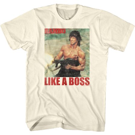 Like A Boss Rambo T-paita