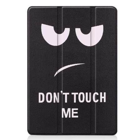 Apple iPad 10.2 Slim fit tri-fold etui - Don't Touch Me Sort
