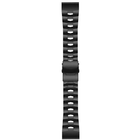Garmin Fenix 7X Solar Titanium Alloy Quick Release Watch Band - Black