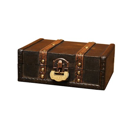 Smykkeskrin Skattkiste Smykkelagring for Øredobber Hårnåler Stil A Stil B 15.5cmx12cmx6cm