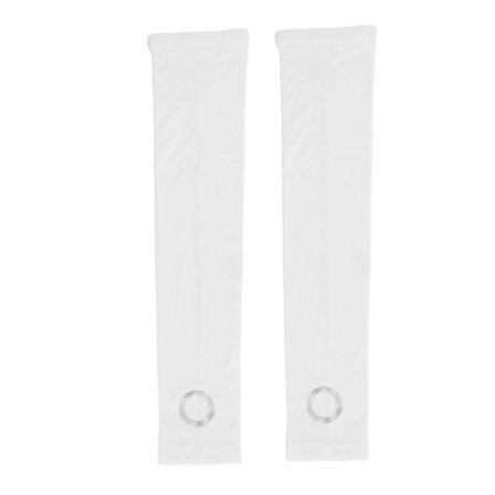 2 paria Kylarm-jäähdyttäviä käsivarsisuojia, ulkoiluun, aurinkosuoja, hikeä imevät pehmeät silkkisuojat miehille ja naisille A403