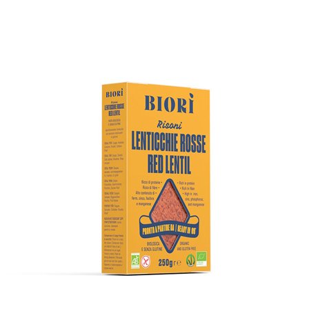 Biori Rød Linsepasta Risoni Glutenfri 250 g