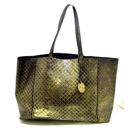 Bottega Veneta Vintage, Pre-owned Tote Bag Groen, Dames, Maat:ONE Size,leer
