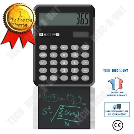 Vetenskaplig Miniräknare - TD - Bärbar - 12 Siffror - Svart - Knappcellbatteri