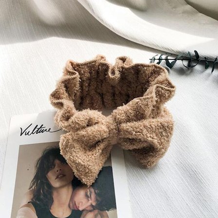 Vintervarmt pannband dusch smink hårband smink hårband sammet scarf hårband ansiktstvätt pannband flickor håraccessoarer