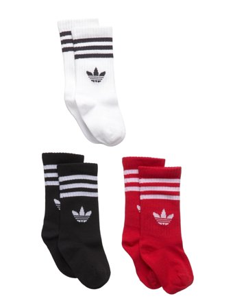 adidas Originals Crew Sock 3P - Multi/patterned - 16-18