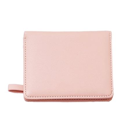 Damplånböcker Liten Bifold Läderficka Plånbok Dam Mini pink