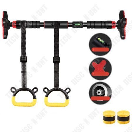 TD Vaakasuuntainen ovi vetotanko aikuisille Kotiin ilman rei'itystä ringillä varustetut kuntoilulaitteet