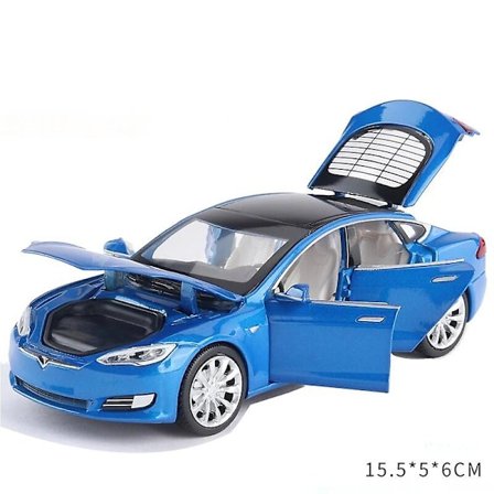 1:32 Tesla Model X Model 3 Model S Model Y Legering Bilmodell Diecasts Leksaksbil Ljud Och Ljus Barnleksaker För Barnpresenter Pojk Leksak (Boxad)