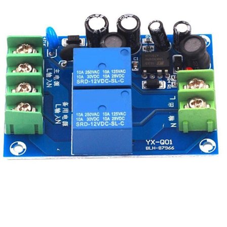 Automatisk Strømafbryder 220V 2 Vejs 10A Dobbelt Strømforsyning i 1 Modul Strømsvigt Overførselsplade