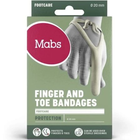 Mabs tå- og fingerbandasje
