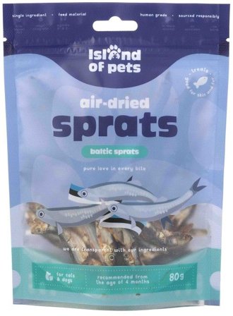 Island of Pets Air-dried Sprats 80 g