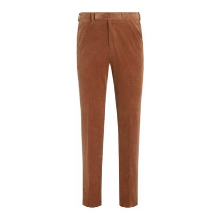 Z Zegna Slim-fit Byxor brun, Herr Byxor, Herr, Storlek: L