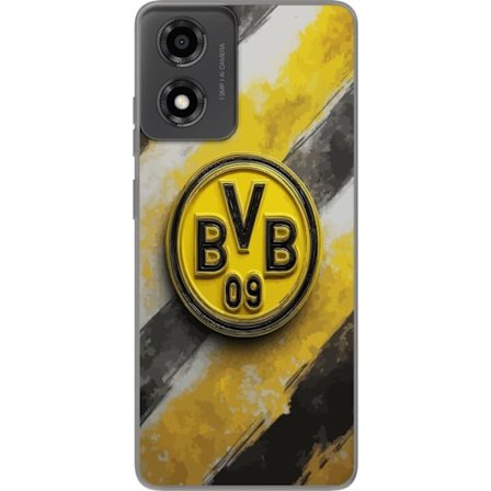 Kompatibel Mobilcover til Motorola Moto E14 Farverigt abstrakt puslespillsmønster, der symboliserer fællesskab, mangfoldighed og kreativitet i moder