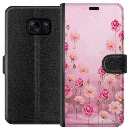 Yhteensopiva Lompakkokotelo Samsung Galaxy S7 Petal Reverie Soft Blush