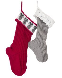 Strikkeoppskrift Julestrømpe Rudolf - Viking of Norway