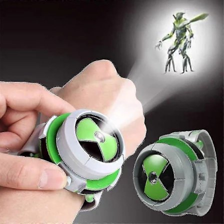 [CA] Ben 10 Projektorklocka Omnitrix Jordens Beskyddare Armbandsur Leksak