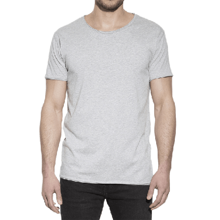 Bread & Boxers T-shirt Crew-Neck Relaxed Underlinnen t-shirts Herr Grå L