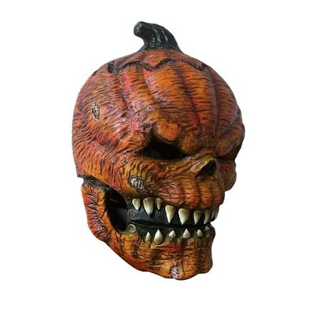 Halloween Ondskan Pumpa Huvud Mask Läskig Rolig Mun Rörlig Masker Spöke Pumpa Vuxen Mask, Standard[HK]