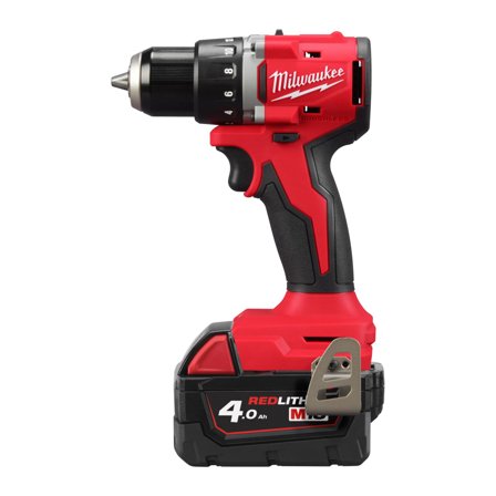 Milwaukee M18 BLDDRC-402C Borskrutrekker med batteri og lader, Maskiner