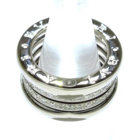 Bvlgari Vintage Pre-owned Ring , Grijs , Dames , Maat: ONE Size