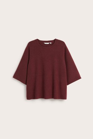 Kappahl | Top z dzianiny | Czerwone wino