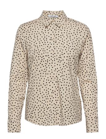 Milly Shirt Aop 9942 Långärmad Skjorta Vit Samsøe Samsøe