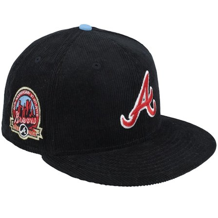 New Era - MLB - Black - fitted - Cap - Atlanta Braves Umbrella 59FIFTY 40th Black Fitted - Hatstore