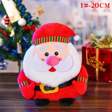 Jultomte Plyschdocka Jul Älgsnögubbe Fylld Leksak Xmas De
