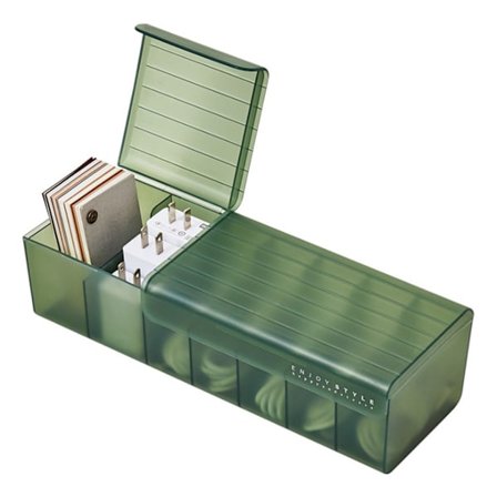 Kabelbox med flera fack, dammtät förvaring för datakablar