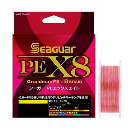 Seaguar PE X8 Grandmax 200m Multicolor - 0.33mm