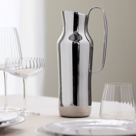 Gense Dorotea karaffel 30 cm, polert stål' - 'Blankt stål