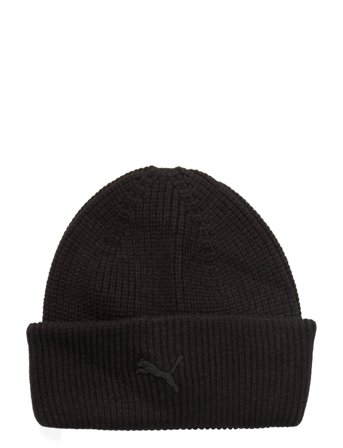 PUMA Wardrobe Ess Chunky Mid Crown Beanie - Black - ONE SIZE