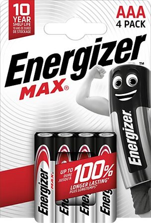 ENERGIZER BATTERI MAX AAA 4PAK