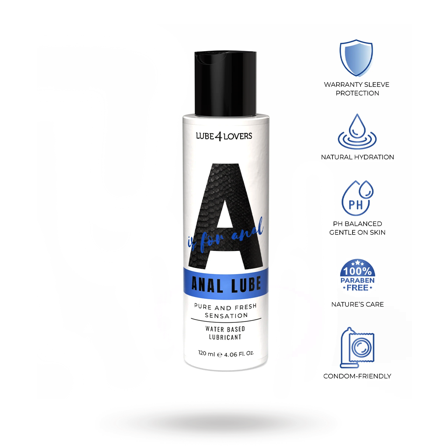 Anal Lubricant 120 ml - Vuxen.se - Glidmedel för analsex