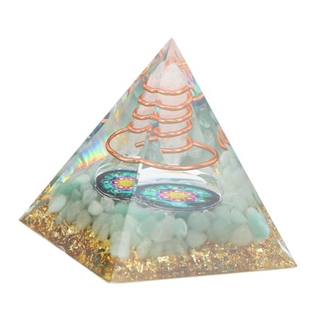 Energi Generator Orgonit Pyramide 6cm - Positiv Energi Healing Krystal til Meditation