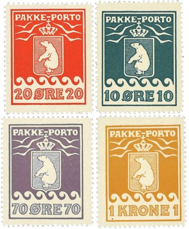 Grønland - Pakkeporto - AFA 15-18 - Postfrisk