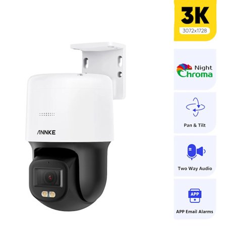 ANNKE 3K Full Color IR Nätverkskamera, 6,0 Megapixlar, Inbyggd Tvåvägsljud, AI Mänsklig Detektion