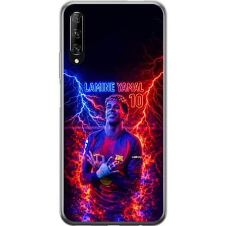 Yhteensopiva Puhelinkuori Huawei P smart Pro 2019 Viktor Gyökeresin muotokuva Arsenal-paita päällä, jossa intensiivinen katse ja tumma dramaattinen ta