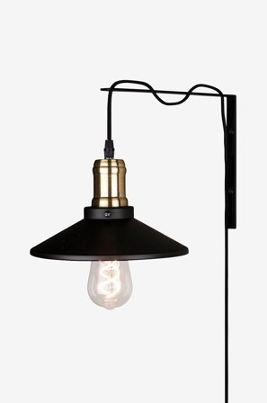 Globen Lighting - Disc-seinävalaisin - Musta - Seinävalaisimet - - Homeroom