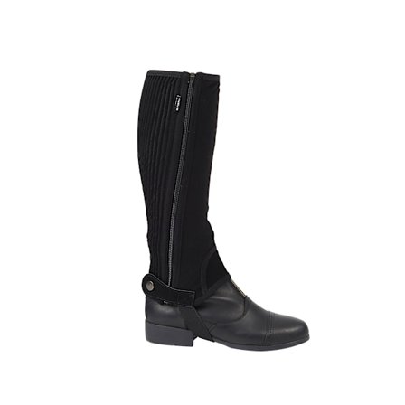 Dublin Unisex Easy-Care Half Chaps II Small Black