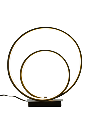 Aneta Lighting LOOP bordlampe, svart, LED, 3-trinns dimmer
