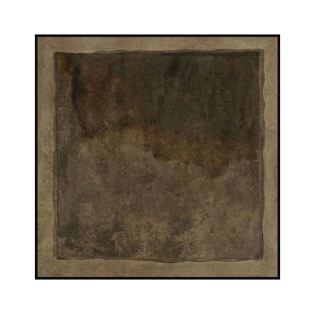 Lærredsmaleri med ramme, 80x80 cm, brune toner