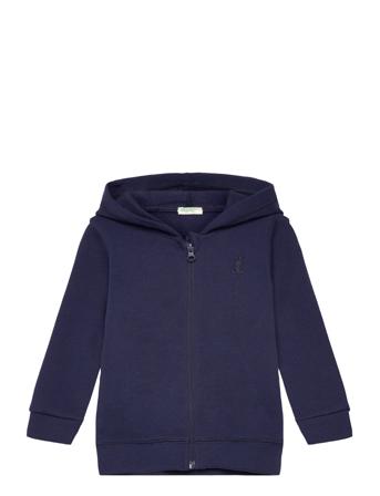 Jacket W/Hood L/S United Colors Of Benetton Blue
