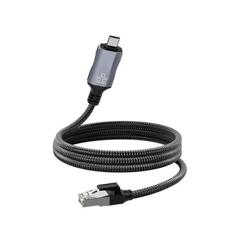 USB Type C til RJ45 Ethernet Adapter 1000Mbps Gigabit Netværkskabel USB C til RJ45 Gigabit LAN Netværk