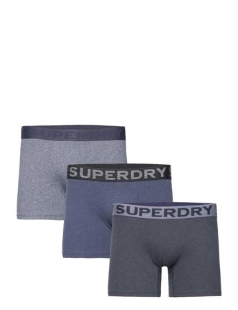 Boxer Triple Pack Boksershorts Blå Superdry*Betinget Tilbud